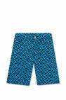 Versace Kids BLUE ‘La Greca Kids’ shorts