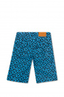 Versace Kids BLUE ‘La Greca Kids’ shorts