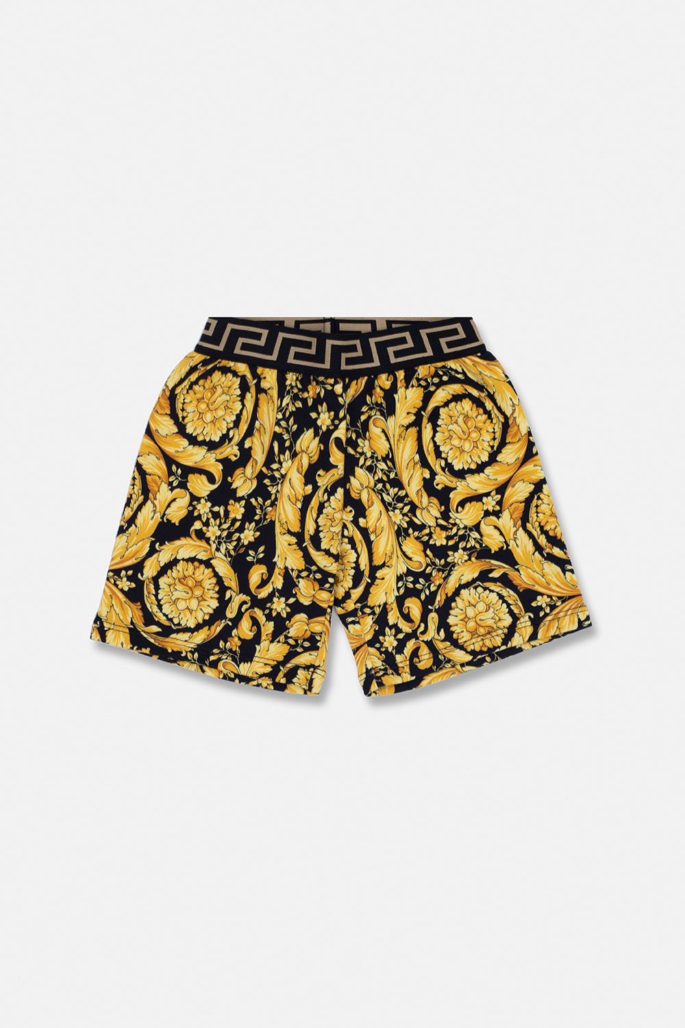 Versace Kids Basics shorts with Barocco motif