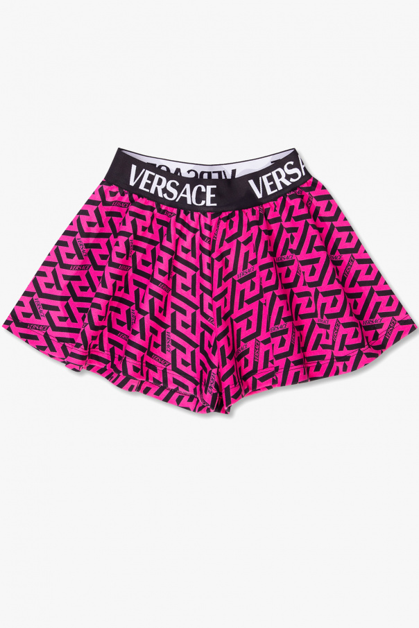 Versace Kids LVIR Cropped Jeans