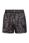 Versace BLACK Silk pyjama shorts