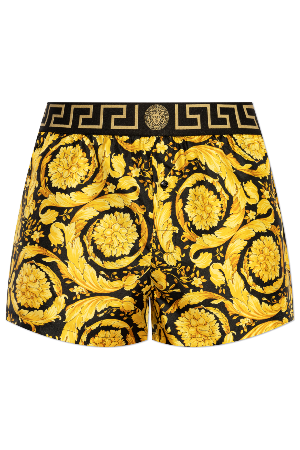 Silk lingerie shorts with Barocco print, zdjęcie 1 Silk lingerie shorts with Barocco print od Versace