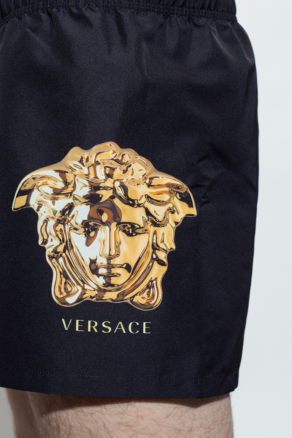 Versace Swim safety shorts with logo