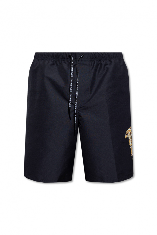 Versace Swim shorts Strappy with logo