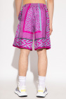 Versace Silk shorts with ‘La Greca’ pattern