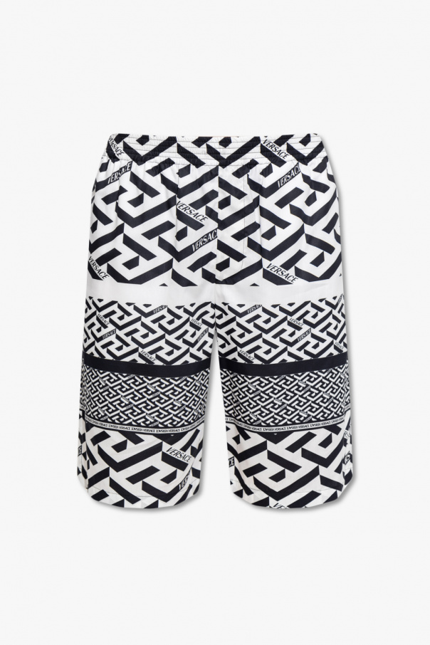 Versace Shorts with La Greca pattern
