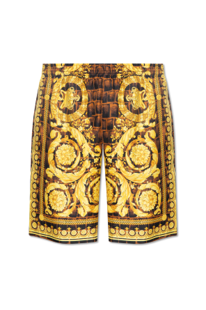 Silk bermuda shorts od Versace
