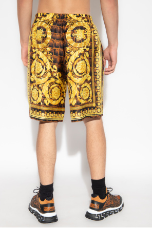 Versace Silk Bermuda shorts