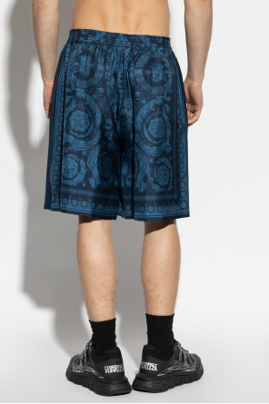 Versace Silk shorts with print