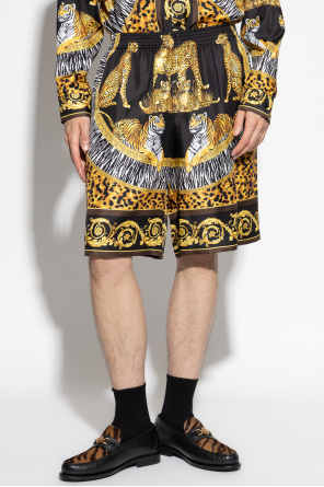 Versace Pantalones cortos de seda