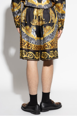 Versace Pantalones cortos de seda