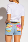 Versace High-waisted denim trendiga shorts