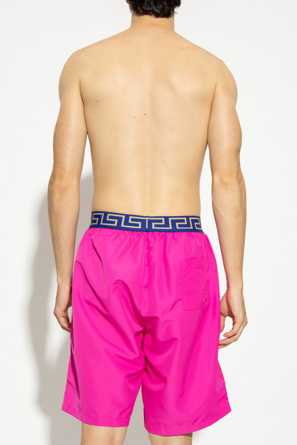 Versace Relaxed-fitting high-rise shorts