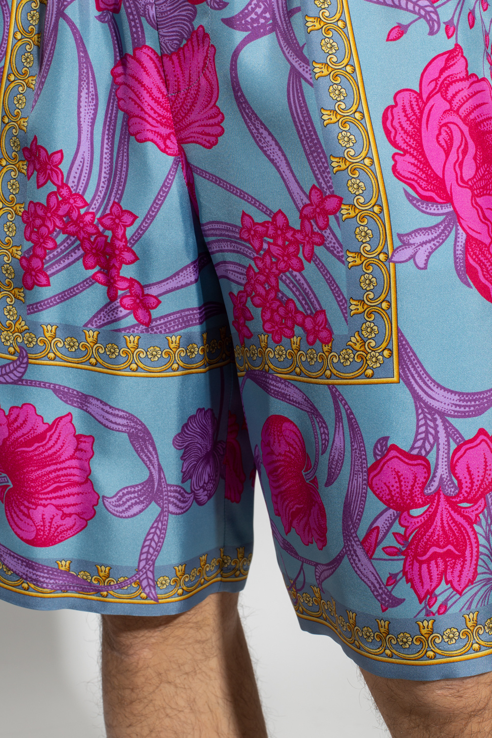 Versace Silk Hours shorts