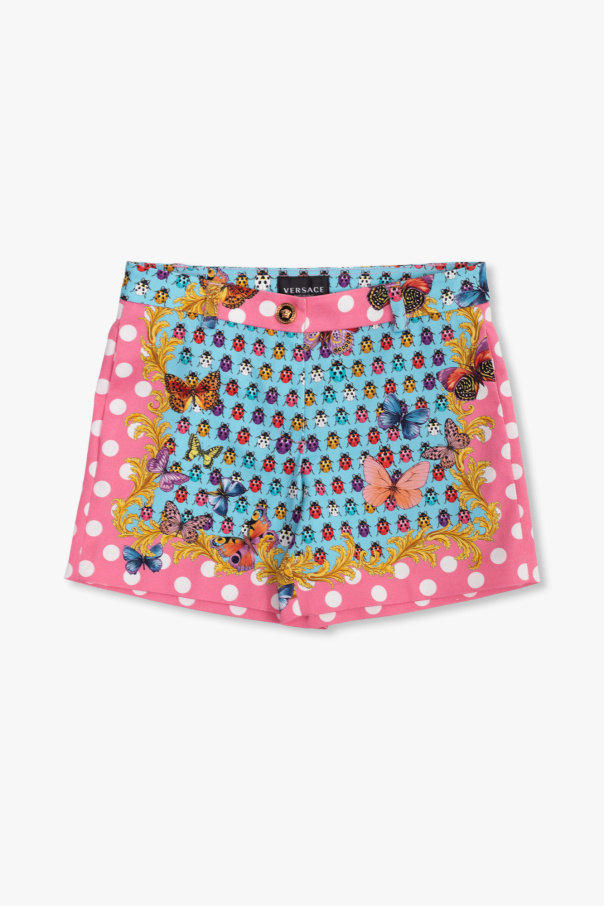 Versace Kids ‘La Vacanza’ capsule collection cotton shorts
