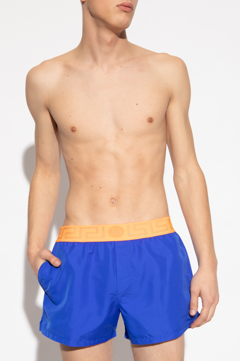 Versace Swim two-tone shorts