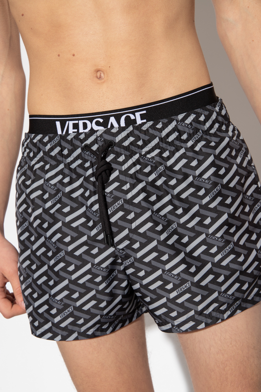 Versace Swim beige shorts