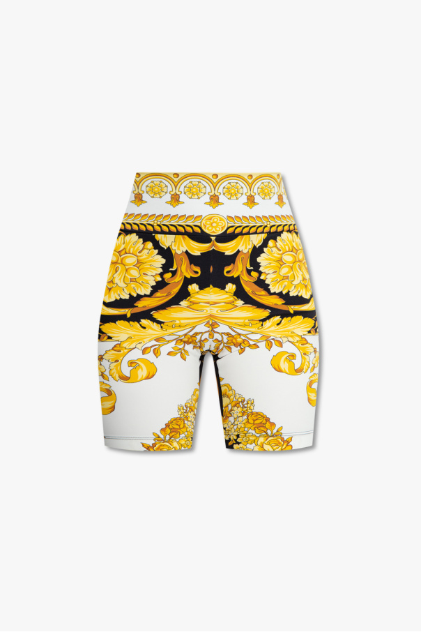 Versace Go Move High Waisted Cropped Gym Leggings