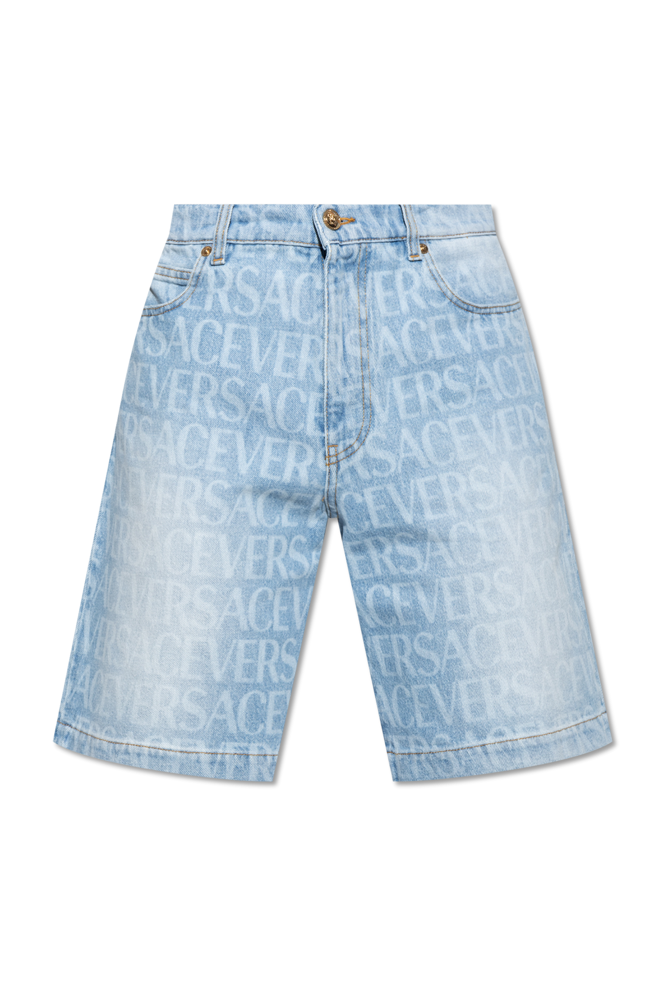 Versace Denim pouches shorts
