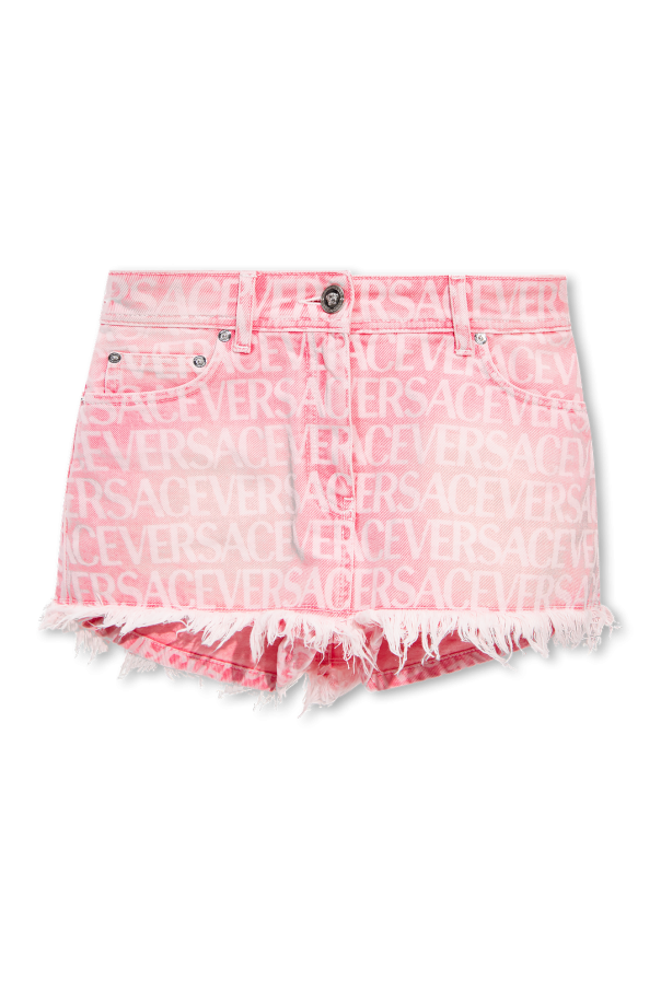 Versace ‘La Vacanza’ collection skirt with tree shorts