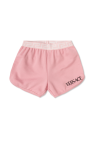 Versace Kids Sweat shorts with logo