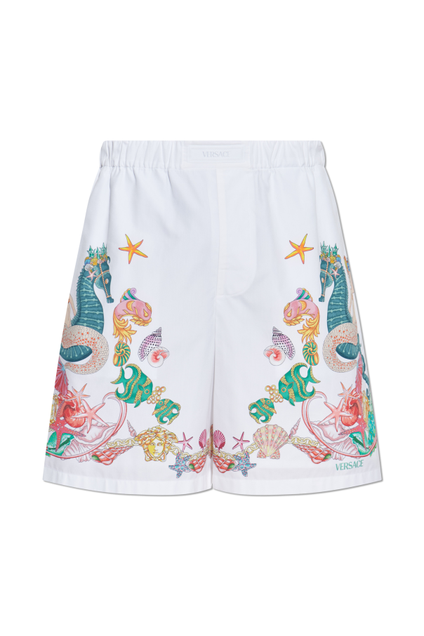 Versace Szorty z nadrukiem `Coral Theatre`