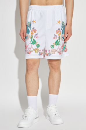 Versace Szorty z nadrukiem `Coral Theatre`