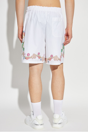 Versace Szorty z nadrukiem `Coral Theatre`