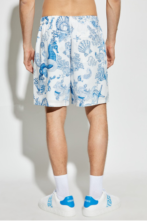 Versace Shorts mit Aufdruck `Coral Theatre Allover`
