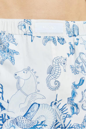 Versace Shorts mit Aufdruck `Coral Theatre Allover`