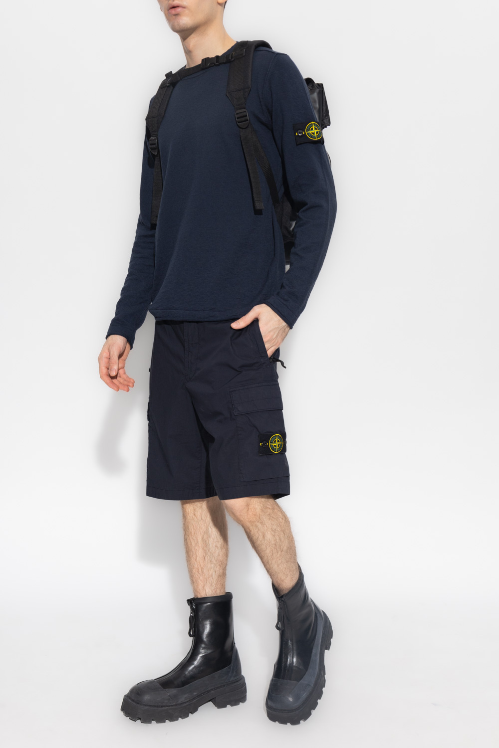 Stone Island Shorts with logo