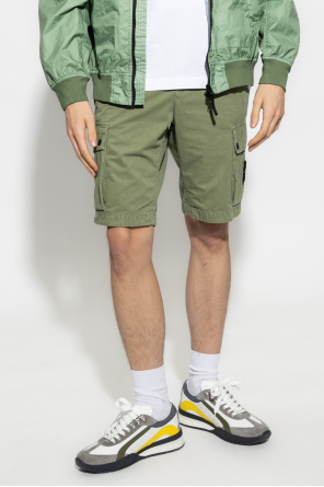 Stone Island Sculpted shorts with logo