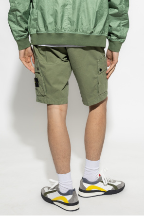 Stone Island Sculpted shorts with logo