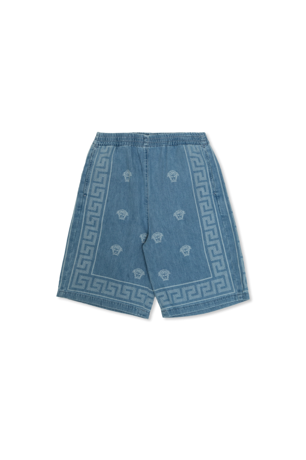 Versace Kids Denim shorts