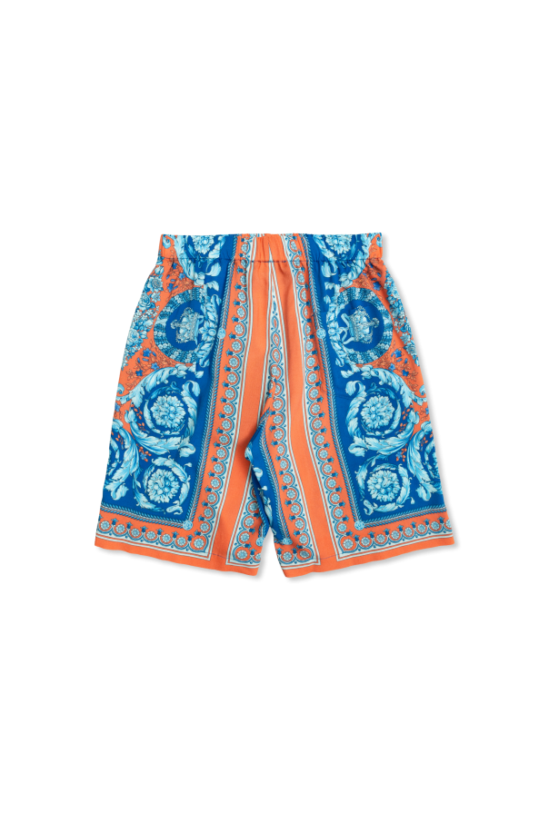 Versace Kids Gemusterte Shorts