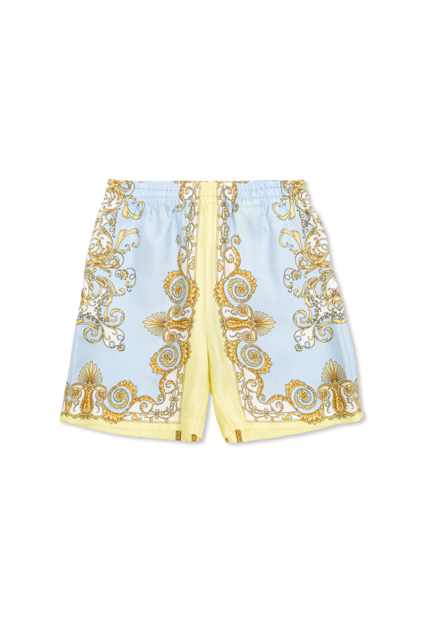 Silk shorts od Versace Kids