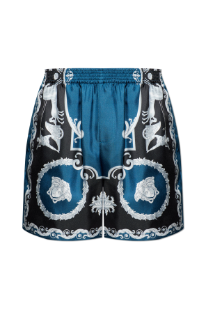 Shorts de seda
