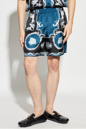 Versace Shorts de seda