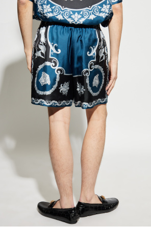 Versace Shorts de seda