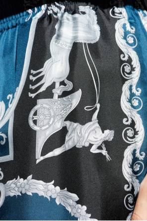 Versace Shorts de seda
