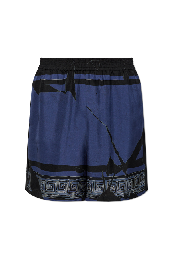 Silk printed shorts `Medusa Club’ od Versace