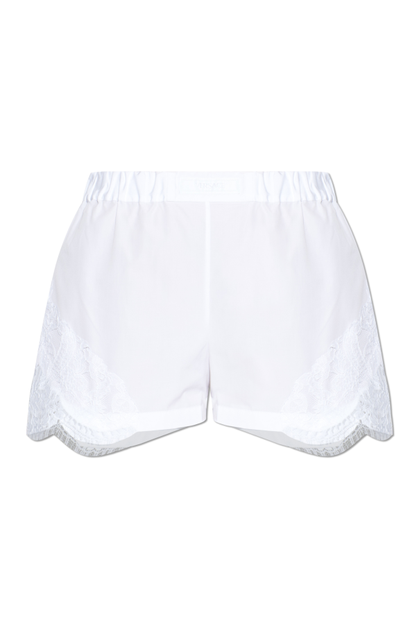 Versace Shorts with lace inserts