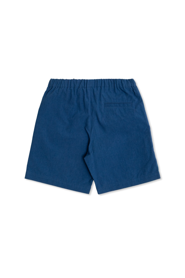 Versace Kids Shorts with logo patch