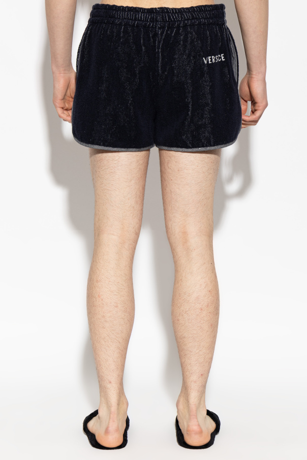 Versace Home Pantalones cortos de algodón tipo rizo