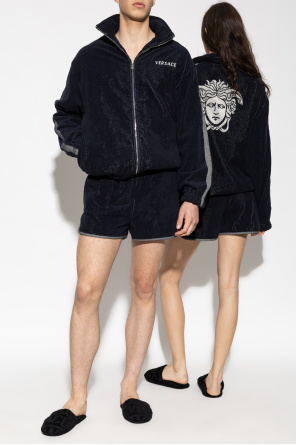 Versace Home Pantalones cortos de algodón tipo rizo