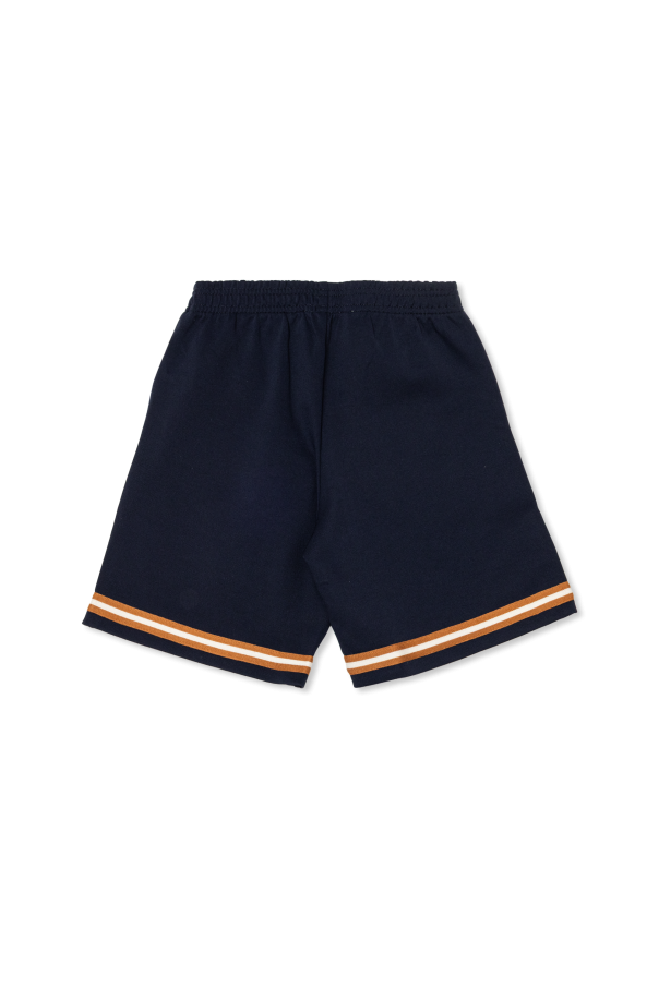 Versace Kids Shorts with embroidered logo
