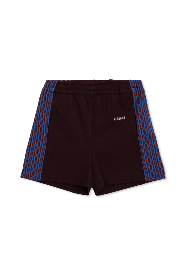 Shorts with side stripes od Versace Kids