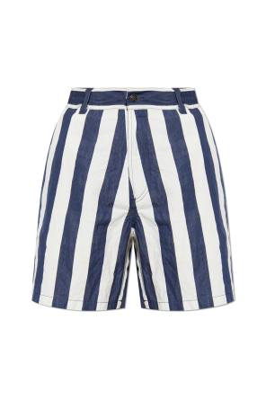 Striped pattern shorts