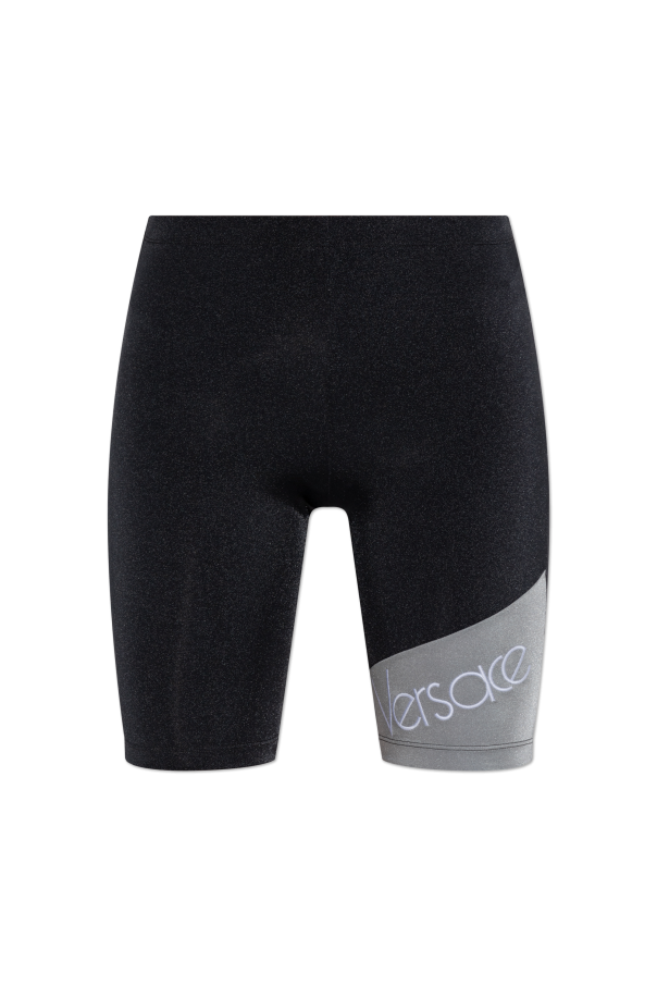 Short leggings with logo od Versace