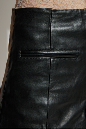 Gestuz Leather shorts Gzbisma